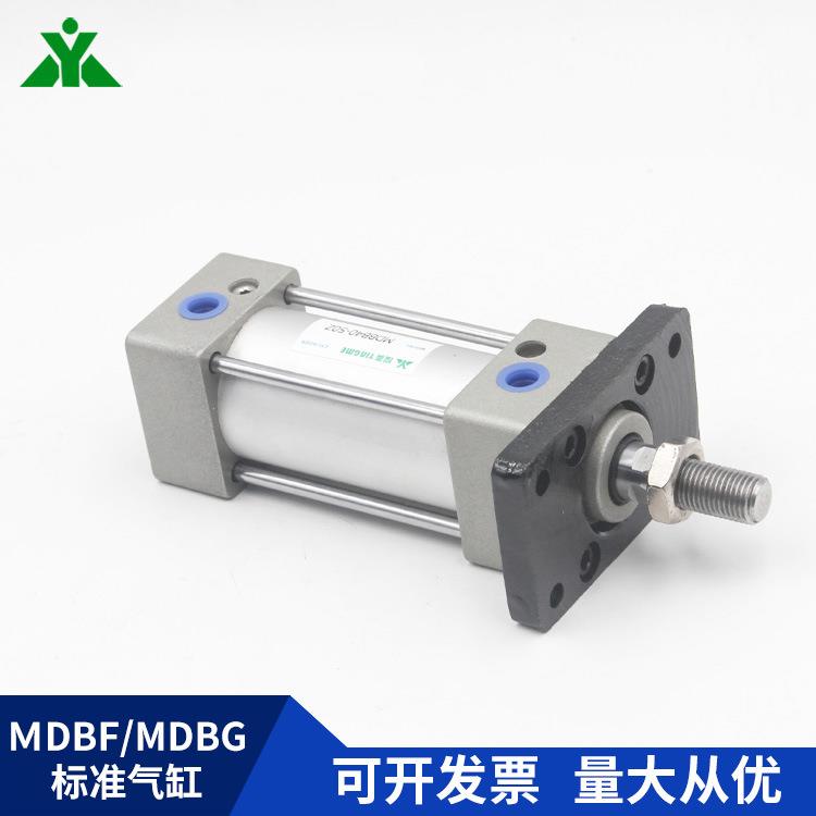 SMC型MBF32/MDBF32-50-75-100-125-150-175-200-300Z带法兰板气缸 - 图1