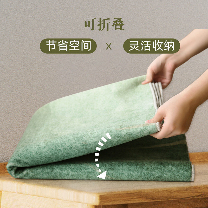 Carpet bedroom bedside blanket high-end color master bedroom can sleep and sit room under the bed floor mat household waterproof wipeable mat