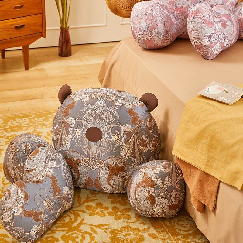 阳春小镇床头靠垫大靠背软包腰靠抱枕沙发飘窗床上看书儿童可拆洗,淘宝优惠券,粉丝福利购,淘宝优惠卷