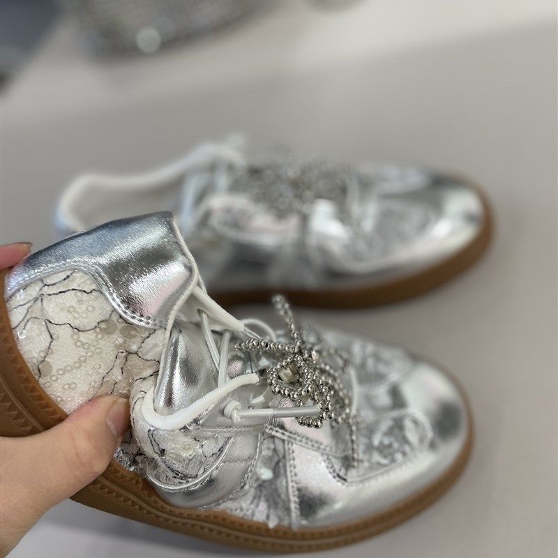 2025新款网面透气板鞋厚底亮片德训鞋女鞋259-36(J2),淘宝优惠券,粉丝福利购,淘宝优惠卷