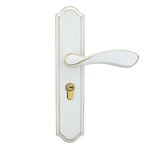 欧式合金实木门把手室内卧室房门锁锁具五金大磁吸静音锁体 - 图3