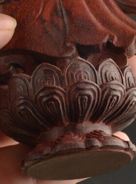 红檀木八吉祥摆件 吉祥八宝摆件 供奉八吉祥摆件密宗法器装饰