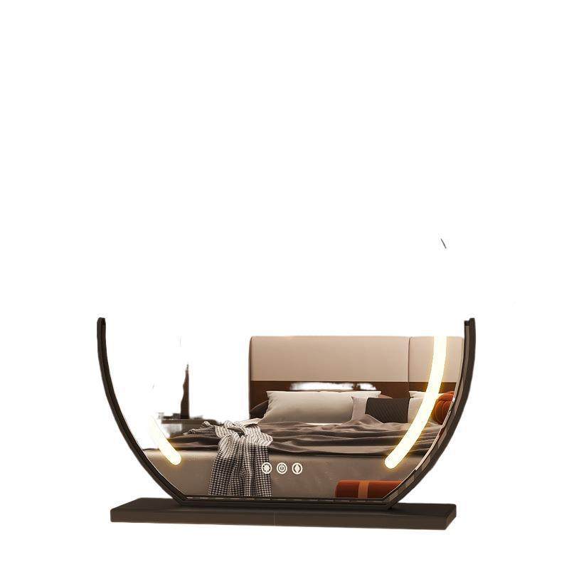 带灯可旋转无化妆室浴镜19台式桌面梳妆台宿舍卧补光大镜子整理用具,淘宝优惠券,粉丝福利购,淘宝优惠卷