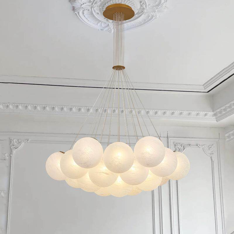 法式轻奢吊灯客餐099厅具灯厅儿童房浪漫球灯圆球泡泡灯星房间卧,淘宝优惠券,粉丝福利购,淘宝优惠卷