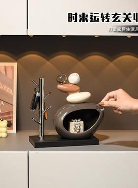 轻奢瓷工艺品摆件电家居客时来运转厅办公室酒柜摆设视柜书架柜陶