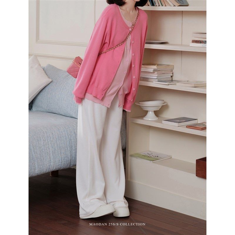 【粉色际遇】娜娜的孕期穿搭孕妇装春秋装2025新款洋气时髦休闲裤,淘宝优惠券,粉丝福利购,淘宝优惠卷