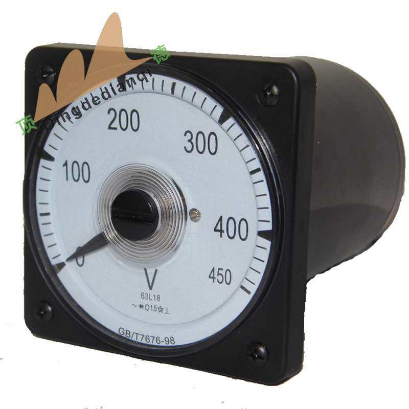 交流电流表63L18-A电压表63L18-V船用仪表电表交直流船用电表 - 图0