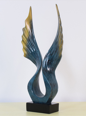 酒柜装饰品摆件欧式简约现代创意家居饰品电视柜办公室大鹏展翅