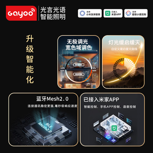 光言光语240珠高亮客厅无频闪家装LED灯带智能线型灯二线三线 - 图3