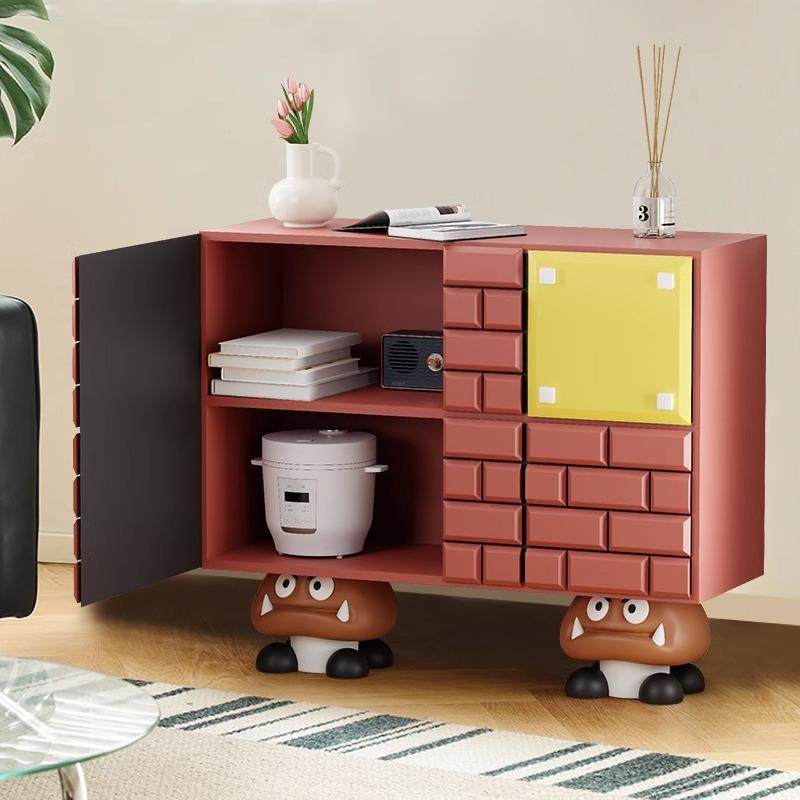 创意家居餐边柜靠墙一体储物柜子客厅置物柜收纳橱柜家用茶水柜,淘宝优惠券,粉丝福利购,淘宝优惠卷