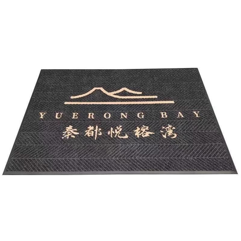 轮胎纹地毯定制LOGO商业门口进门地垫入户门垫大堂售楼处防滑脚垫 - 图3