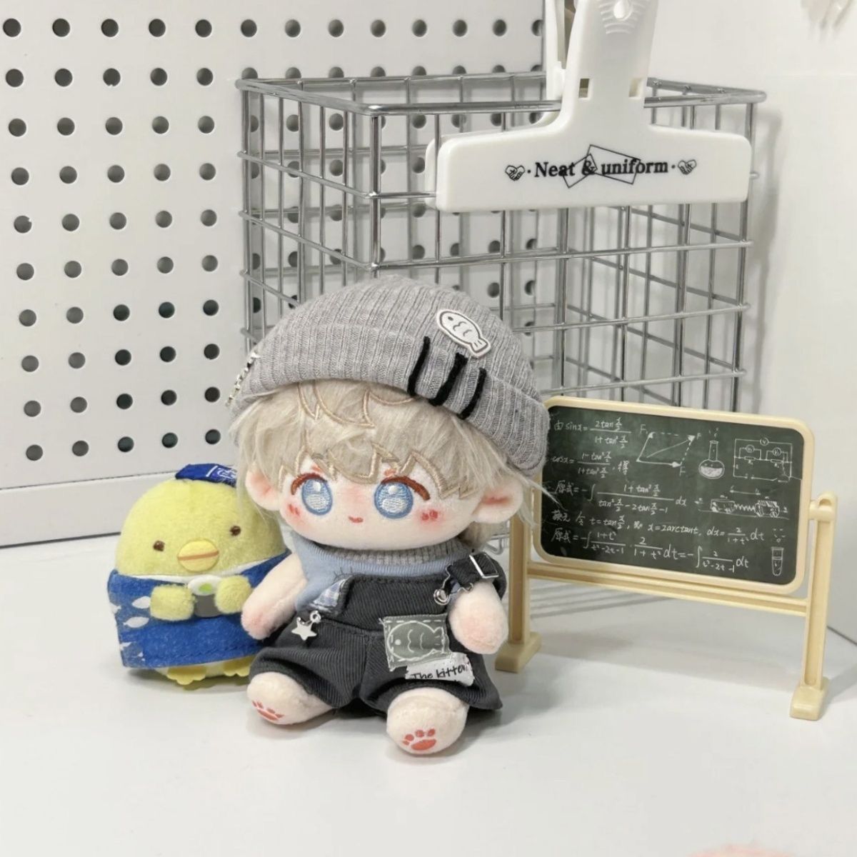 娃衣10cm可爱娃娃背带裤套装正常体海星体棉花玩偶背心替换 - 图1