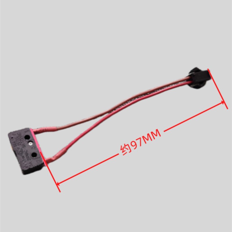 原装万吉乐水f气联动阀V阀热水器微动开关中段M6M3水启动2线插 - 图0