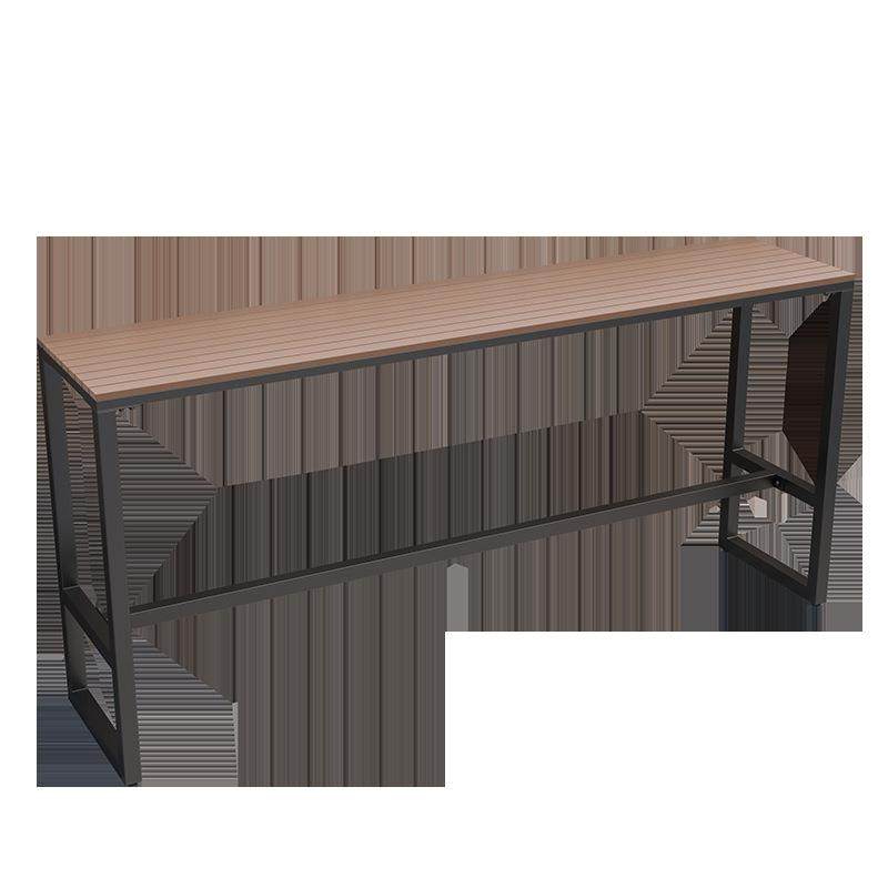 露天阳台吧台桌室外休闲靠墙高脚长条桌简约现代防腐户外桌椅组合,淘宝优惠券,粉丝福利购,淘宝优惠卷