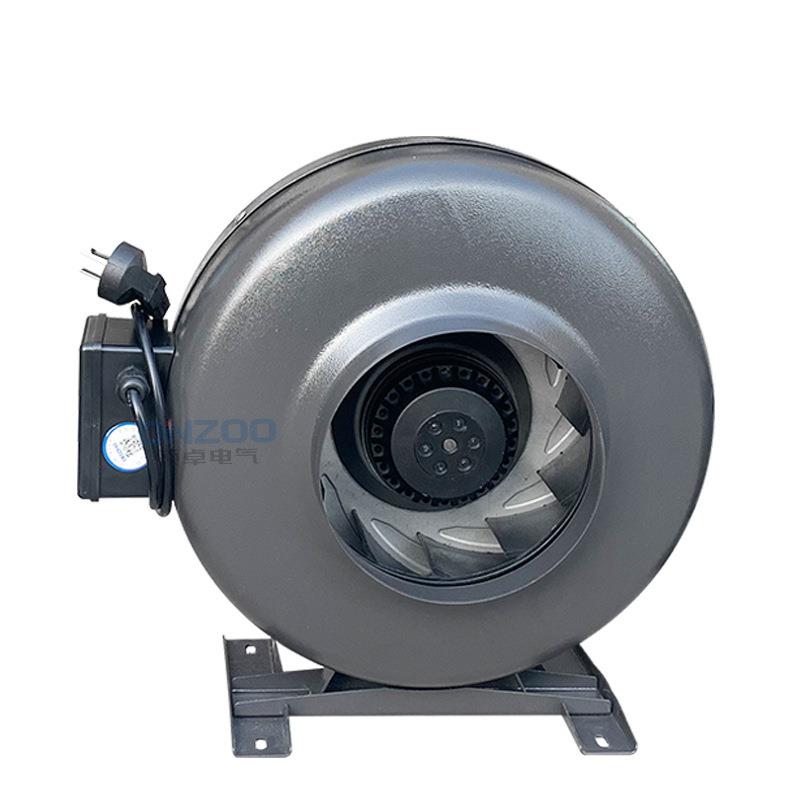 GDF-150A圆形管道式风机220V外转子同轴增压离心风机幽浮扇抽风机 - 图3