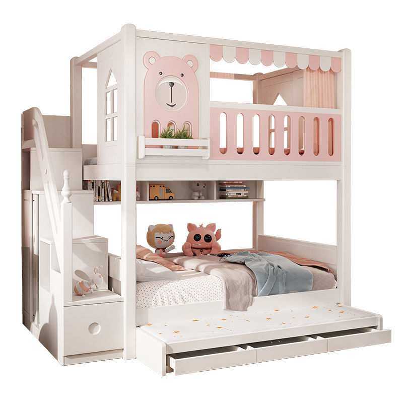 儿童上下床铺双层床女孩男孩公主床城堡树屋高低子母床姐弟床s型,淘宝优惠券,粉丝福利购,淘宝优惠卷