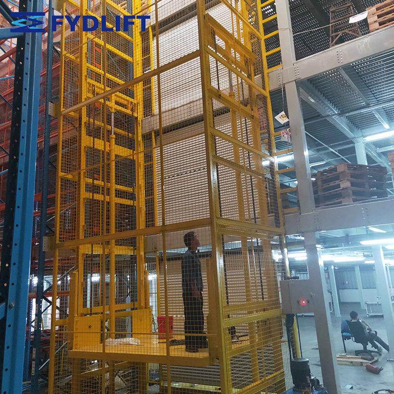 导轨式电动液压升降平台导轨链条式液压升降平台货梯提升机,淘宝优惠券,粉丝福利购,淘宝优惠卷