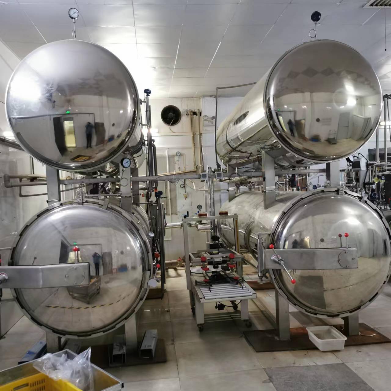 休闲魔芋爽魔芋片高温杀菌锅烤鸭蛋木薯片水浴杀菌釜粽子灭菌锅 - 图1