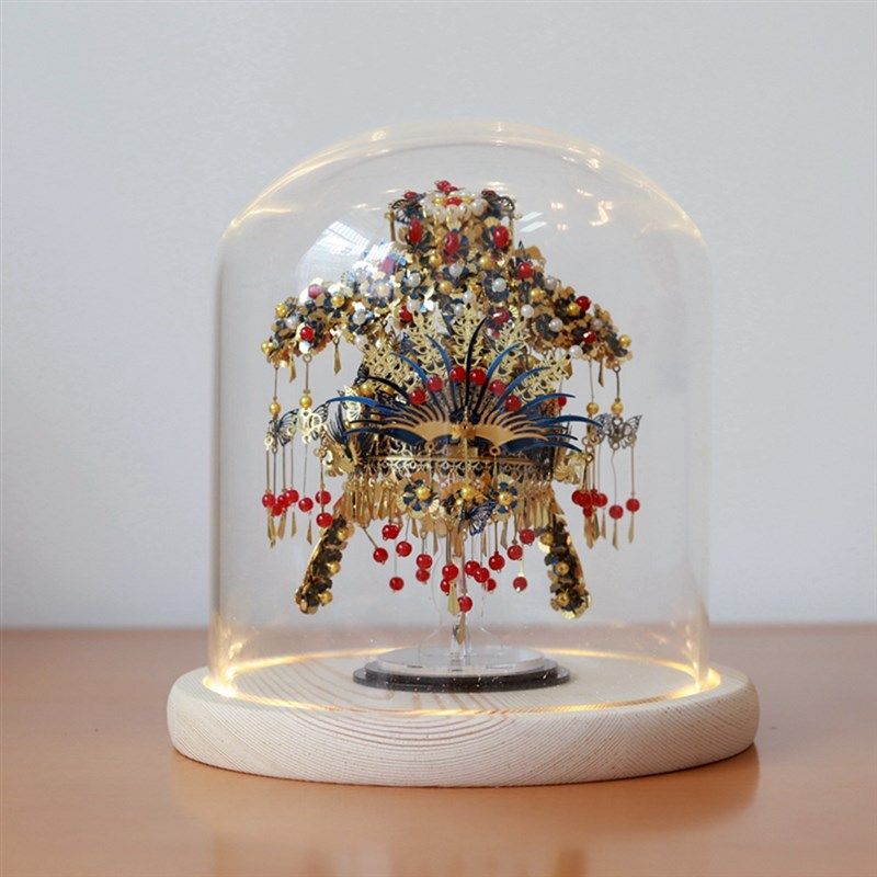 成品拼酷十里红妆花嫁3D模型摆件凤冠花轿结婚礼物送女友闺蜜老婆,淘宝优惠券,粉丝福利购,淘宝优惠卷