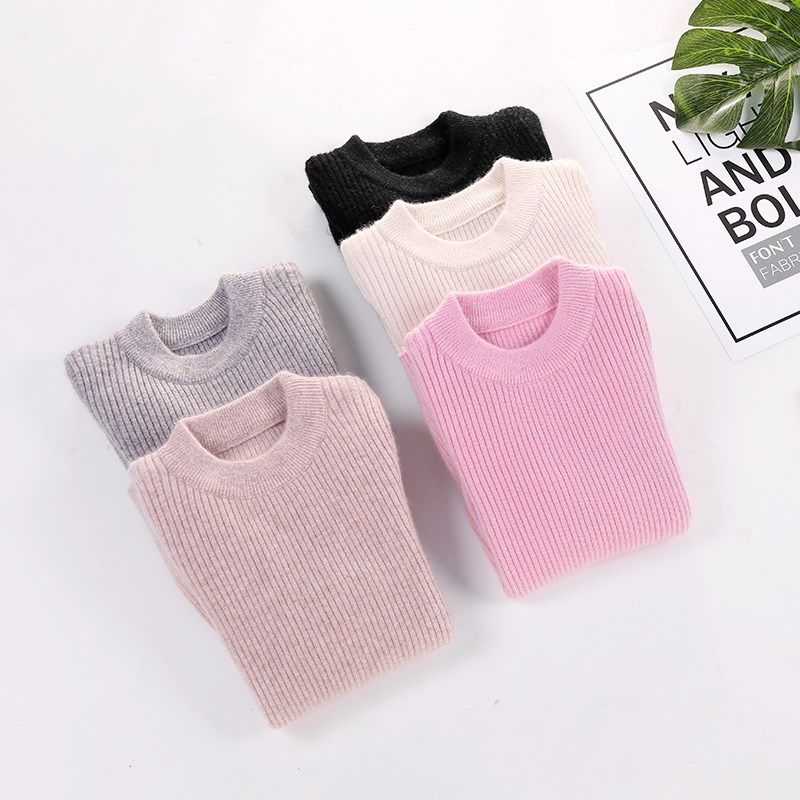 秋冬女童毛衣纯色加厚男童山羊绒衫宝宝打底针织套头儿童纯羊绒衫,淘宝优惠券,粉丝福利购,淘宝优惠卷