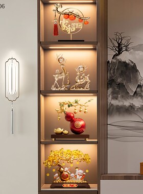 新中式葫芦d摆件客厅招财电视柜酒柜装饰轻奢高档礼品乔迁新居礼