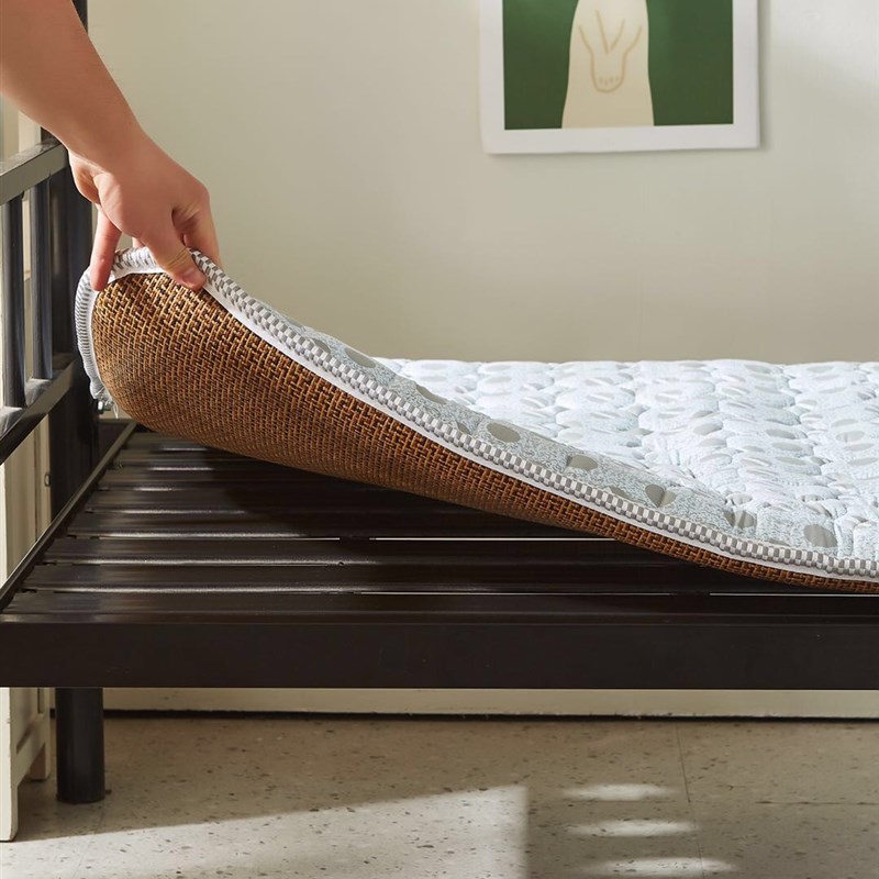 可拆洗双面床垫薄款折叠学生0x.9宿舍单人两用学生幼儿园午睡褥子 - 图1