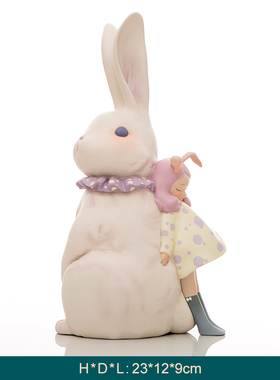 白夜童话祥鹿e依赖创意办公桌面摆件饰品送女生日节日礼物客厅装