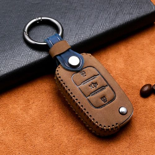 五菱宏光plus钥匙套专用宏光S/S3/S1征途mini凯捷X汽车包扣壳真皮 - 图1
