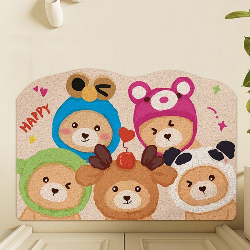 入户门地垫丝圈门垫卡通可爱进门门垫除尘防滑易打理脚垫玄关地毯,淘宝优惠券,粉丝福利购,淘宝优惠卷