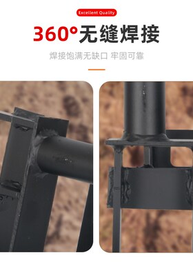 翻地松土神器挖地农具农用工具大全人工开荒翻土钢叉子深翻器锄头
