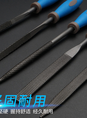 木工锉刀半圆细齿红木硬木锉手工什锦小锉刀套装打磨工具DIY迷你