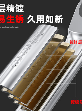双头棘轮快速扳手省力快速扳子工具套装两用梅花加长汽修万用扳手