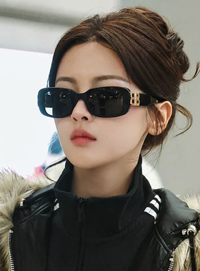 杨超越同款方框防紫外线墨镜