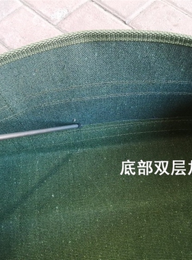 耐磨加厚帆布带提手工具包五金零件工具袋维修电工装修工提包揹包
