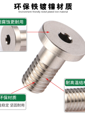 真空吸盘工业M5 M6接头金具头转换头PFG PJG吸盘配套螺丝气动
