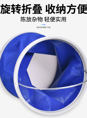 伸缩便携户外防水牛津布帆布折叠水桶多功能车载旅游钓鱼洗车用