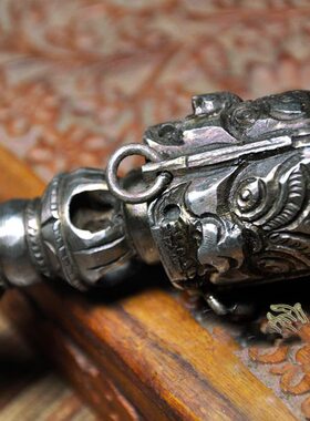 金刚杵尼泊尔进口手工 铁普巴金刚杵 金刚橛供具