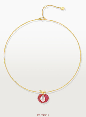 GXIAOXIAO镀K金【妃子笑】项链