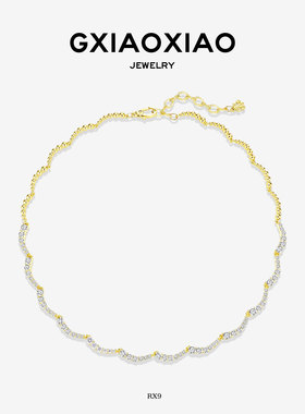 高小小【月亮湾】渐变百搭项链