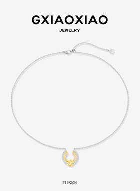 GXIAOXIAO法式百搭鸢尾花项链