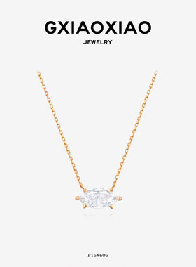 G XIAOXIAO 925银轻奢高级老钱风爆闪马眼项链女 F16X605 F16X606