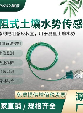 电阻式土壤水势传感器智慧农业土壤水位测量仪土壤张力传感器探头