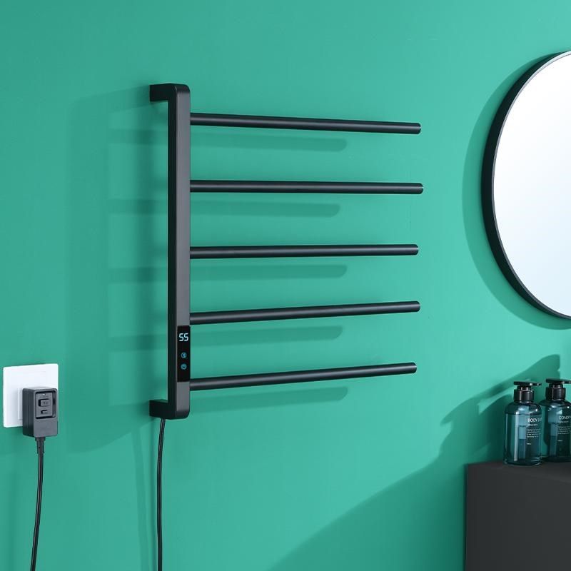 白色智能恒温电热毛巾架可旋转浴巾架加热烘干杀菌毛巾杆卫生间,淘宝优惠券,粉丝福利购,淘宝优惠卷