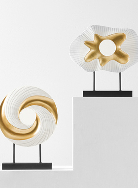 现代艺术感高级i摆件轻奢风大气北欧新房客厅电视柜酒柜家居装饰