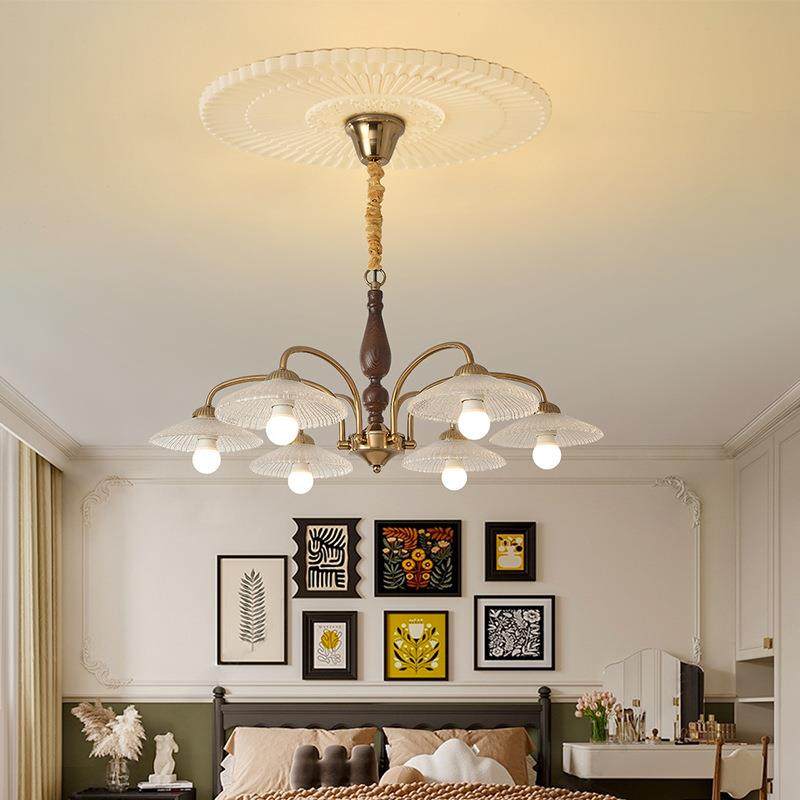 中古风客厅吊灯美式复古法式卧室书房餐厅灯2024新品护眼实木吊灯,淘宝优惠券,粉丝福利购,淘宝优惠卷