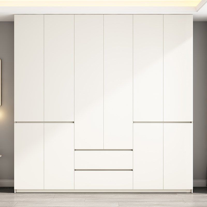 现代简约分段式衣柜60深ENF级实木欧松板免拉手柜子家用卧室衣橱,淘宝优惠券,粉丝福利购,淘宝优惠卷