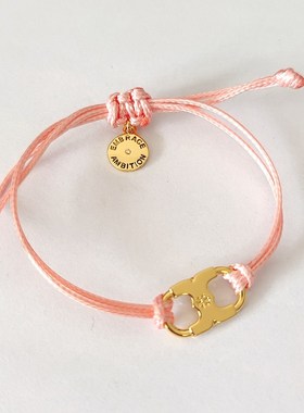 时尚工作服夜梦趣梦手链梦慈善K红绳情侣手链同款男女