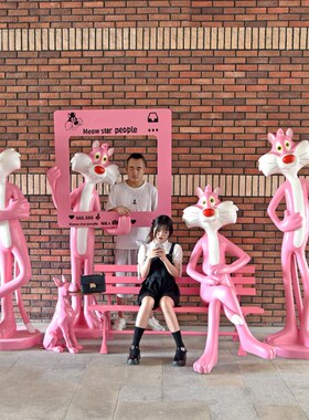 户外招财猫雕塑商场摆件卡通可爱猫咪宠物店玻璃钢美陈装饰品摆件