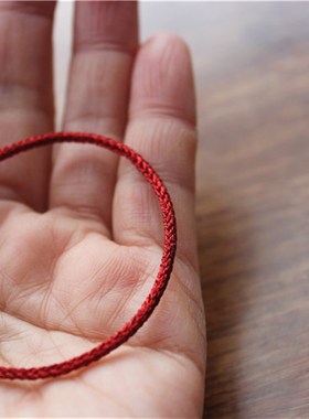 结福记牛年本命年红绳转好运保平安健康手工编R制手链脚链情侣手