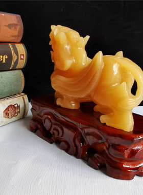 玉貔貅摆件吉祥物开业礼品客厅家居办公室玄关酒柜隔断装饰品摆设